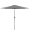 9ft. Solar Lighted Outdoor Patio Market Umbrella